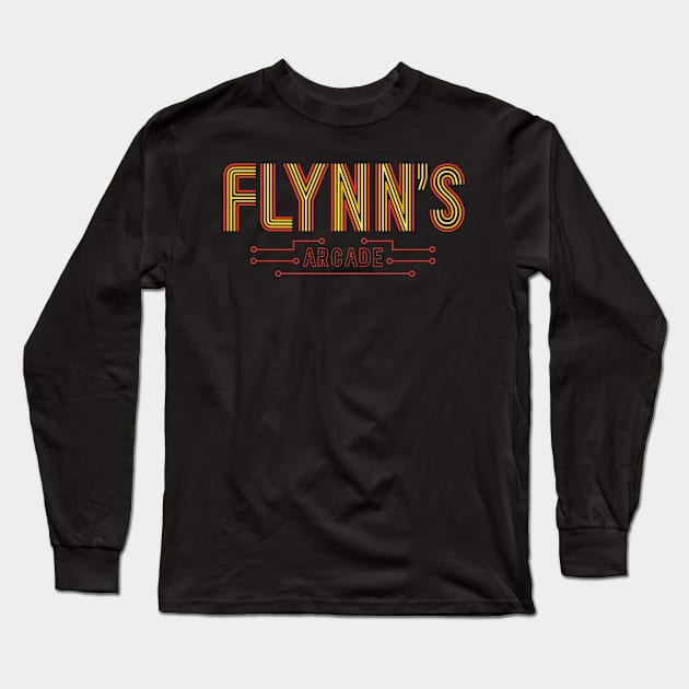 Flynn's Arcade Long Sleeve T-Shirt by deadright